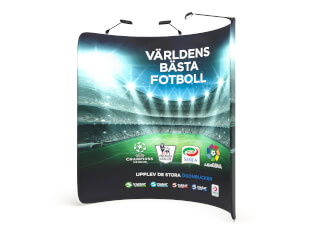 Mässvägg - Softwall Arc